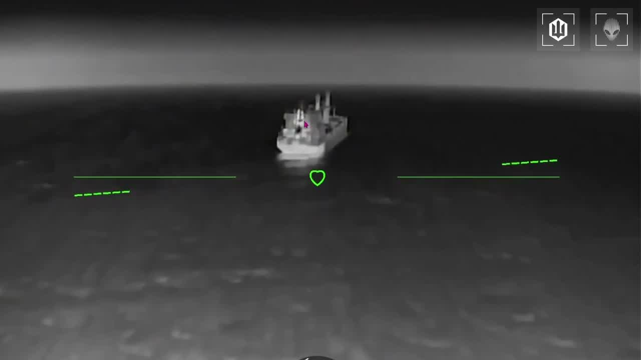 Ukrainian drones have targeted 12 Russian vessels in Azov and Black Seas
