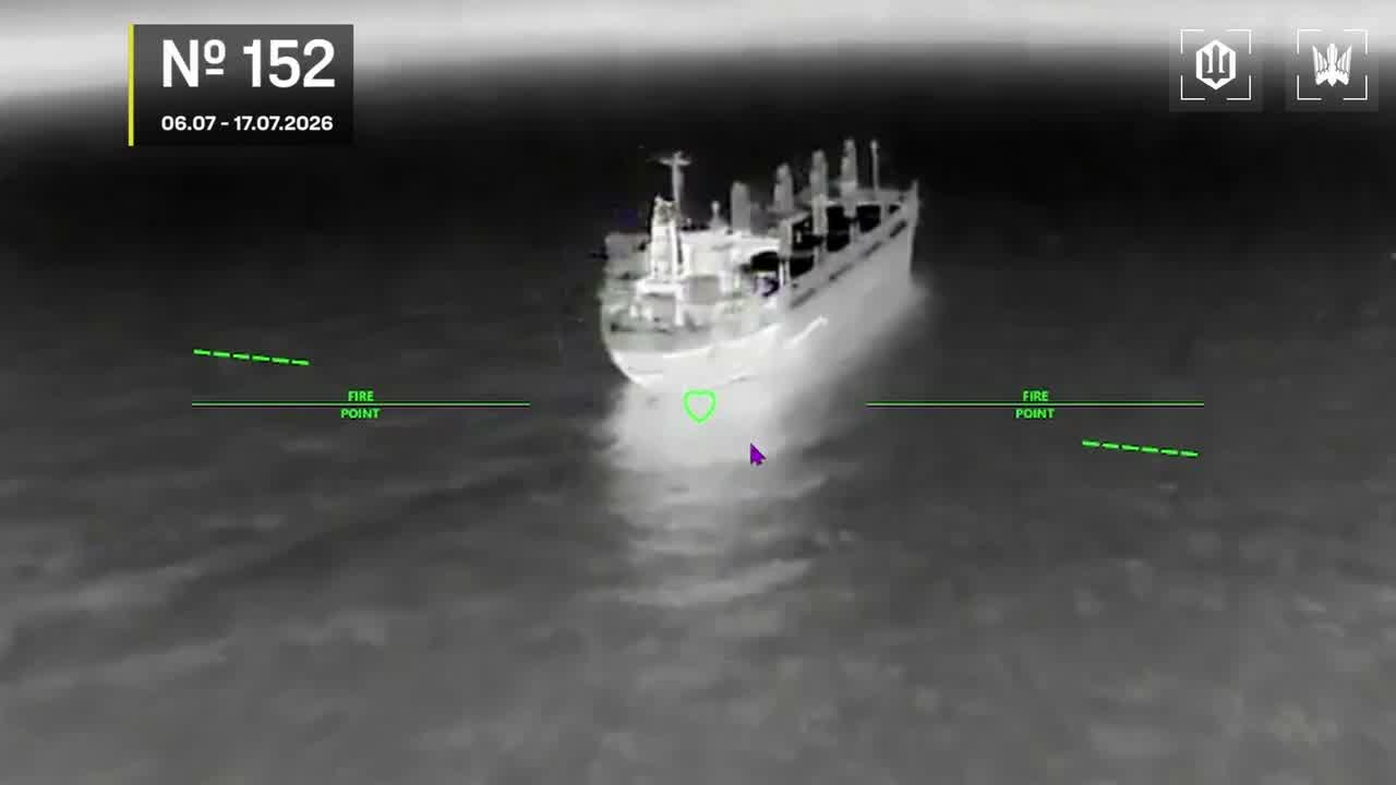 Ukrainian drones have targeted 12 Russian vessels in Azov and Black Seas