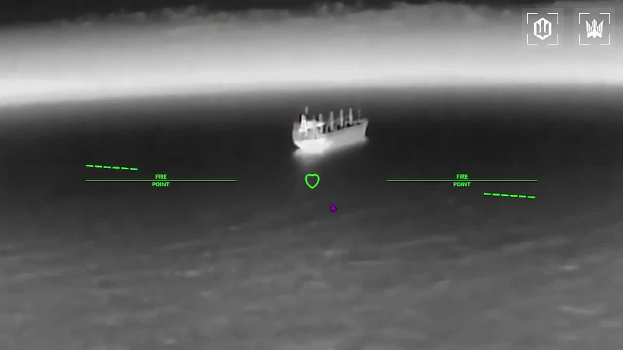 Ukrainian drones have targeted 12 Russian vessels in Azov and Black Seas