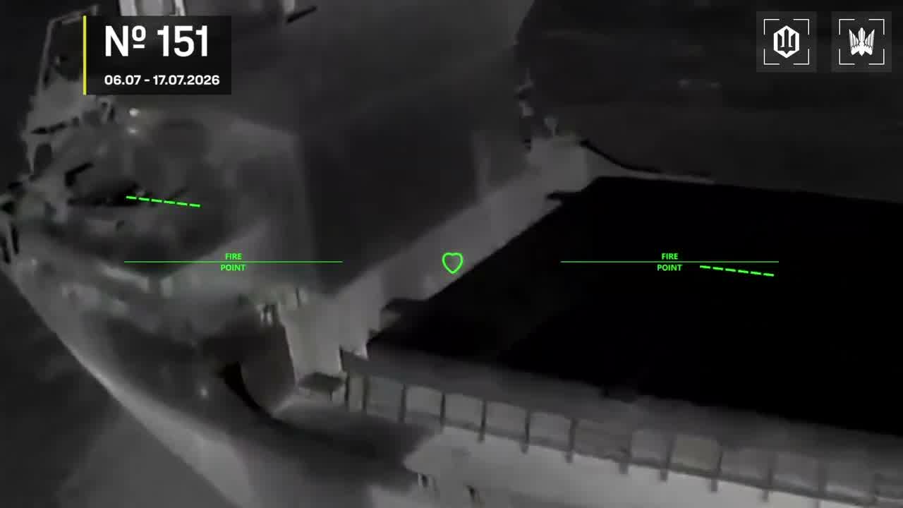 Ukrainian drones have targeted 12 Russian vessels in Azov and Black Seas