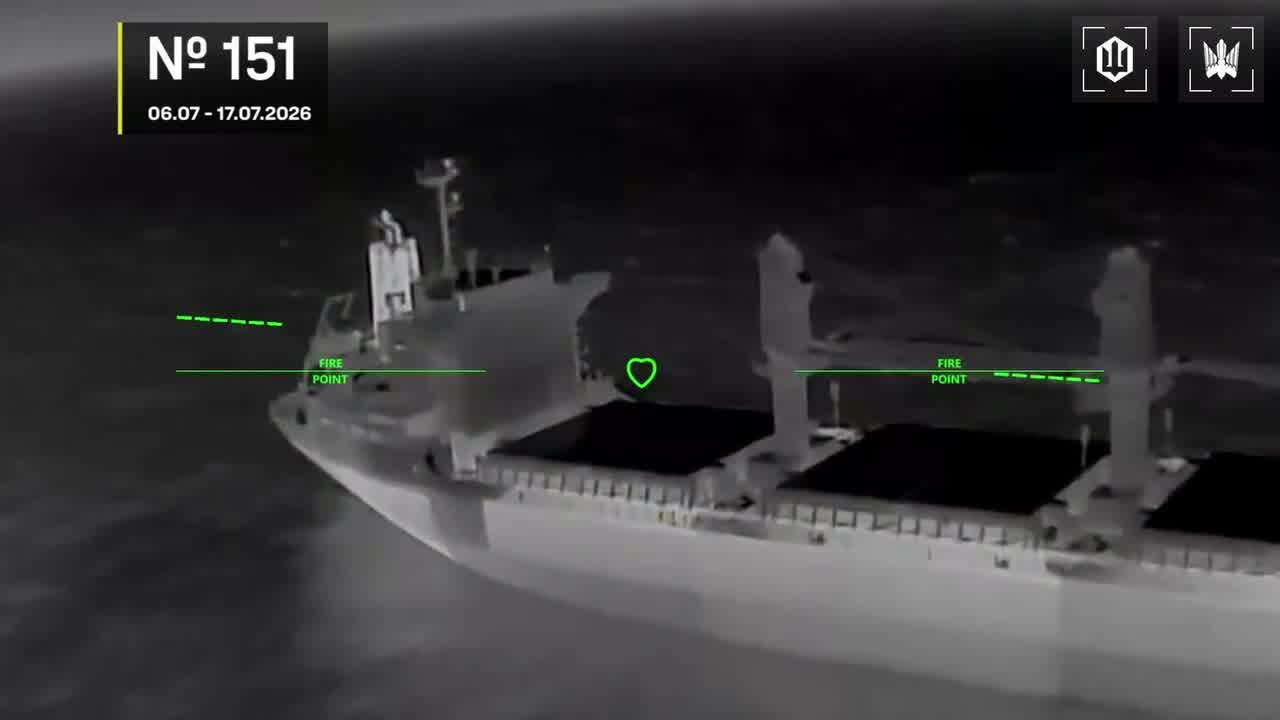 Ukrainian drones have targeted 12 Russian vessels in Azov and Black Seas