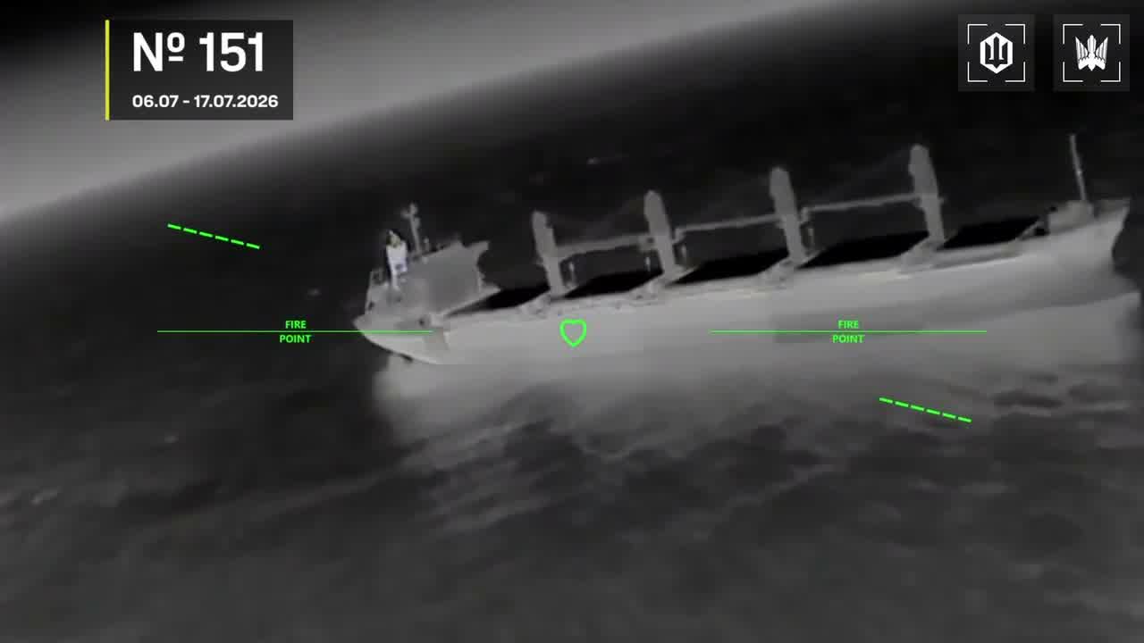 Ukrainian drones have targeted 12 Russian vessels in Azov and Black Seas