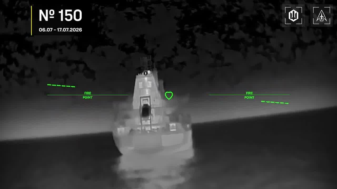 Ukrainian drones have targeted 12 Russian vessels in Azov and Black Seas