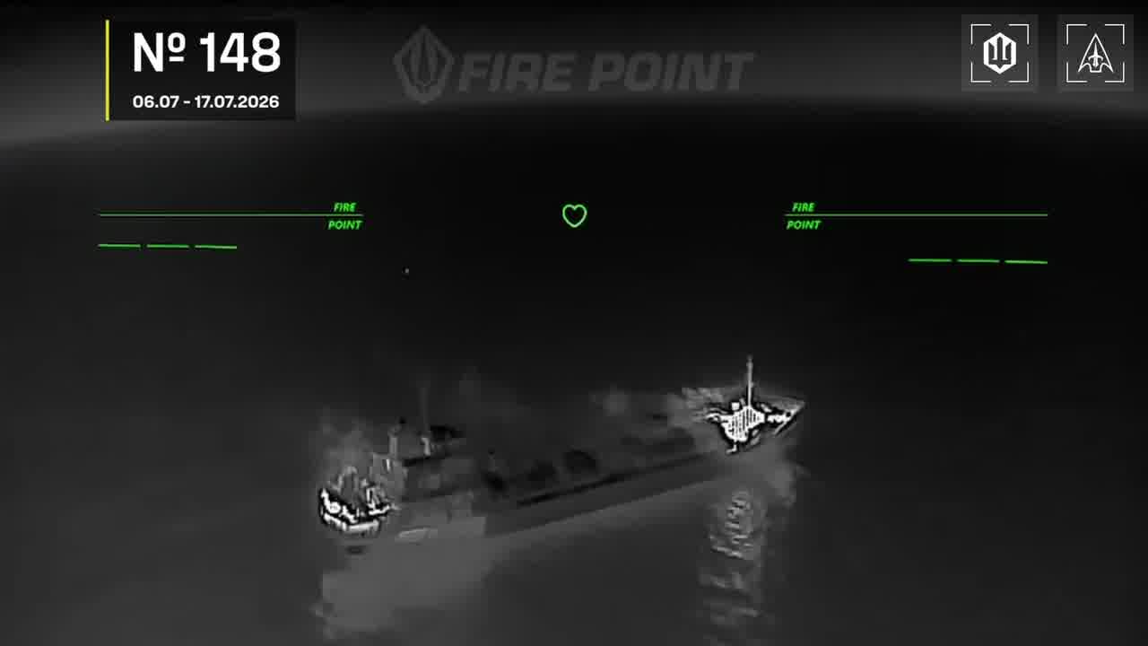 Ukrainian drones have targeted 12 Russian vessels in Azov and Black Seas