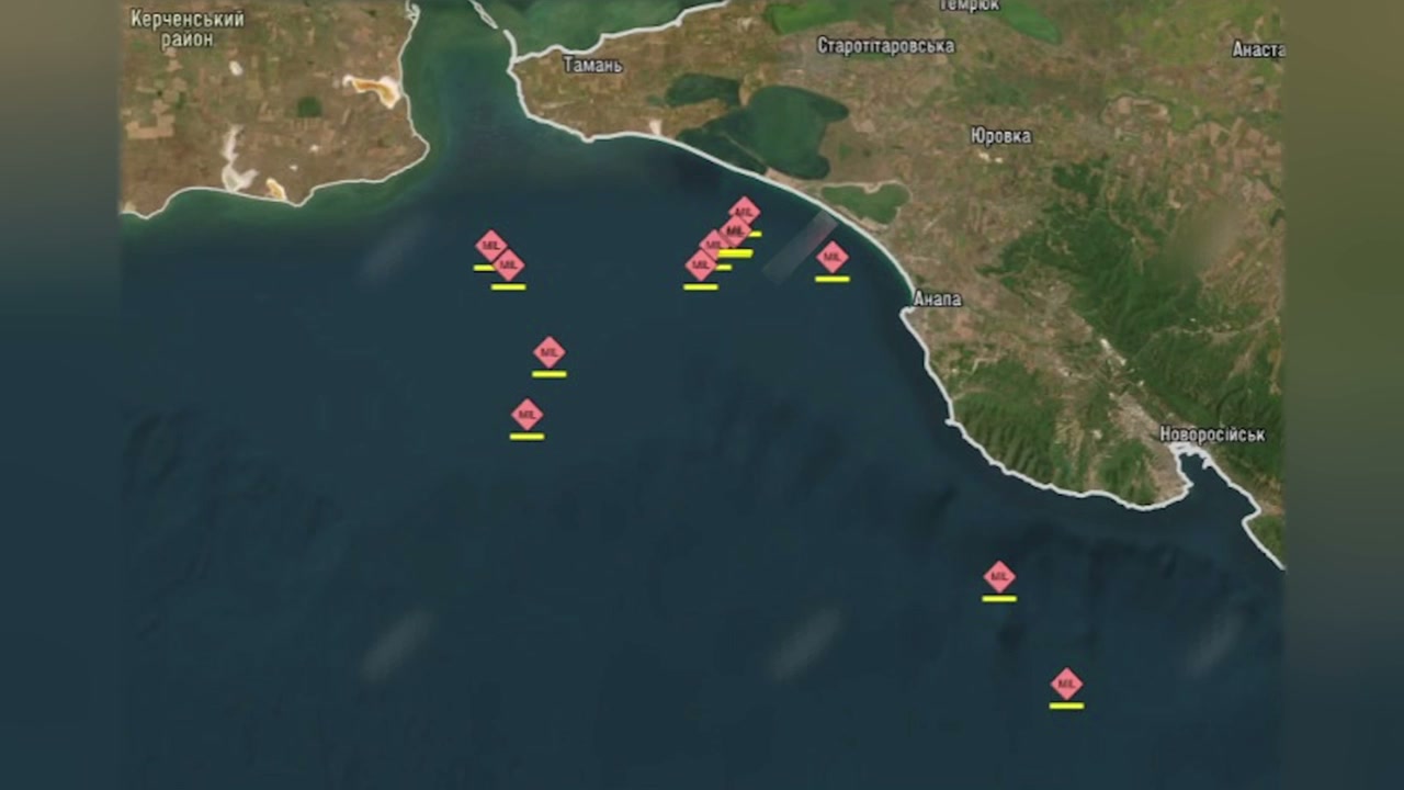 Ukrainian drones have targeted 12 Russian vessels in Azov and Black Seas