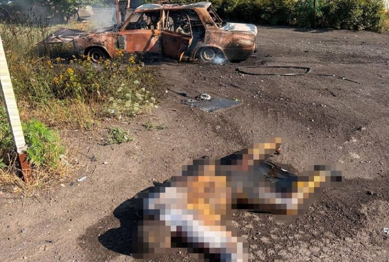 2 people killed, 2 more wounded as result of drone strike at the car in Iverske village of Donetsk region