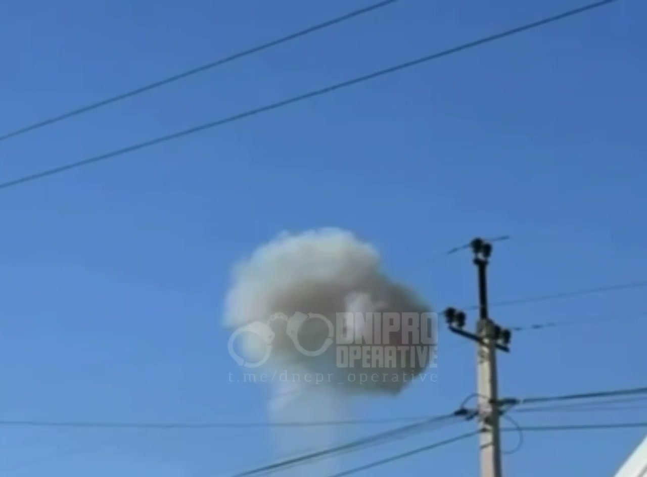 Drone strike reported in Dnipro city