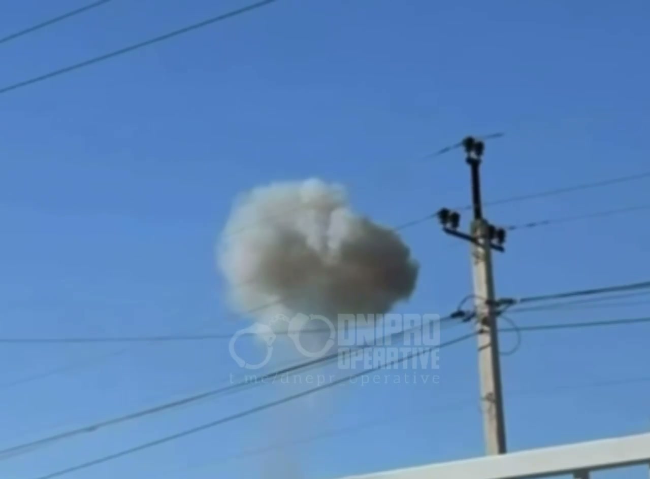 Drone strike reported in Dnipro city