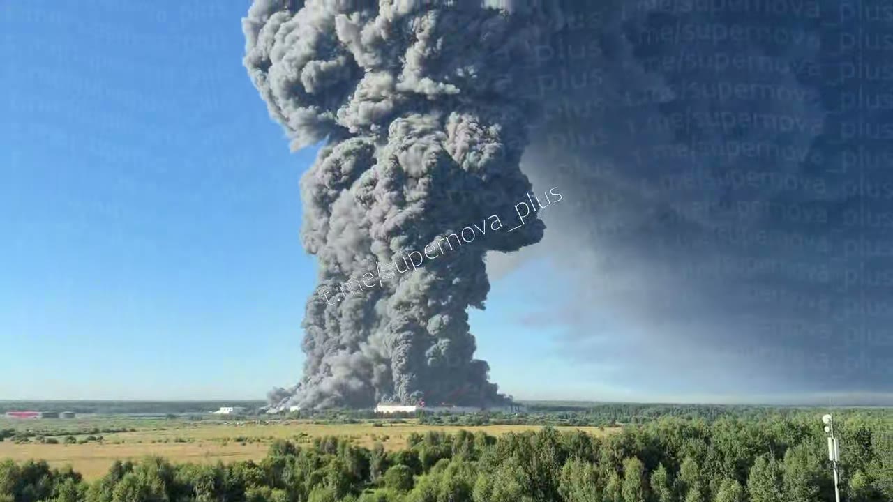 Fire at the Wildberries sorting center in Elektrostal, Moscow region