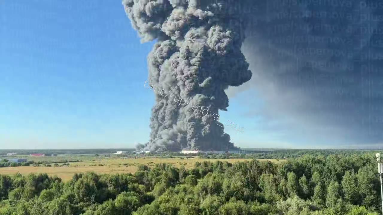 Fire at the Wildberries sorting center in Elektrostal, Moscow region