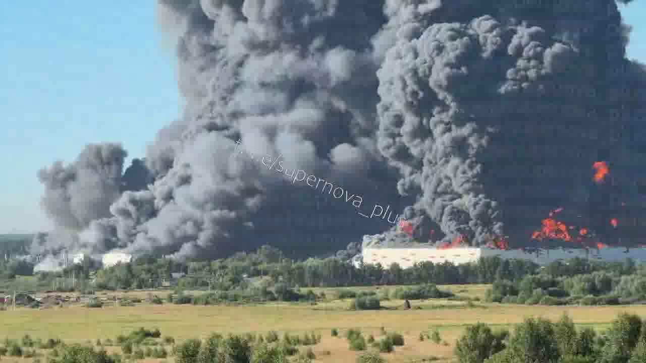 Fire at the Wildberries sorting center in Elektrostal, Moscow region