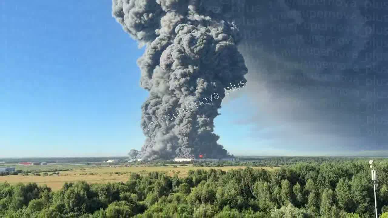 Fire at the Wildberries sorting center in Elektrostal, Moscow region