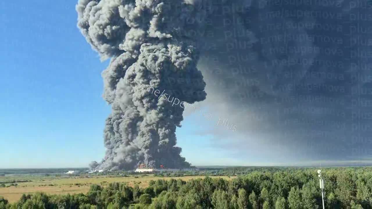 Fire at the Wildberries sorting center in Elektrostal, Moscow region