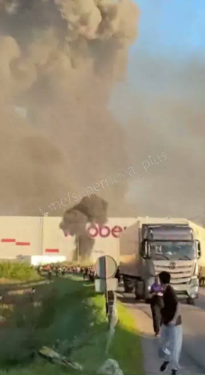 Drones strike at the Wildberries sorting center in Elektrostal, Moscow region