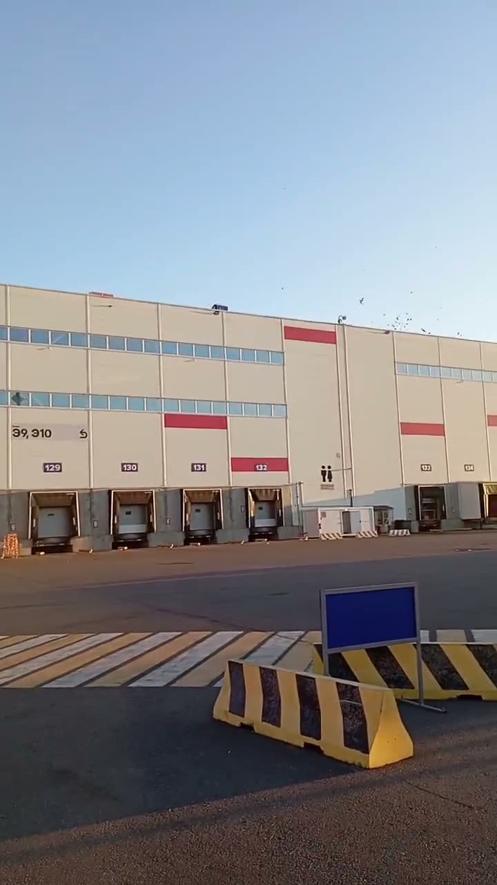 Video of drone strike at Wildberries sorting center
