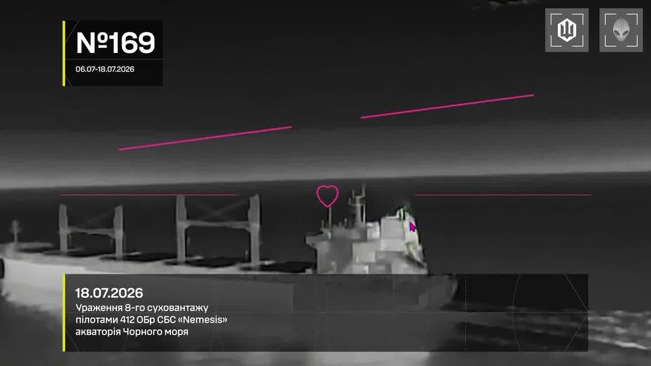 Ukrainian drones have targeted another 13 Russian vessels in the Black and Azov seas overnight