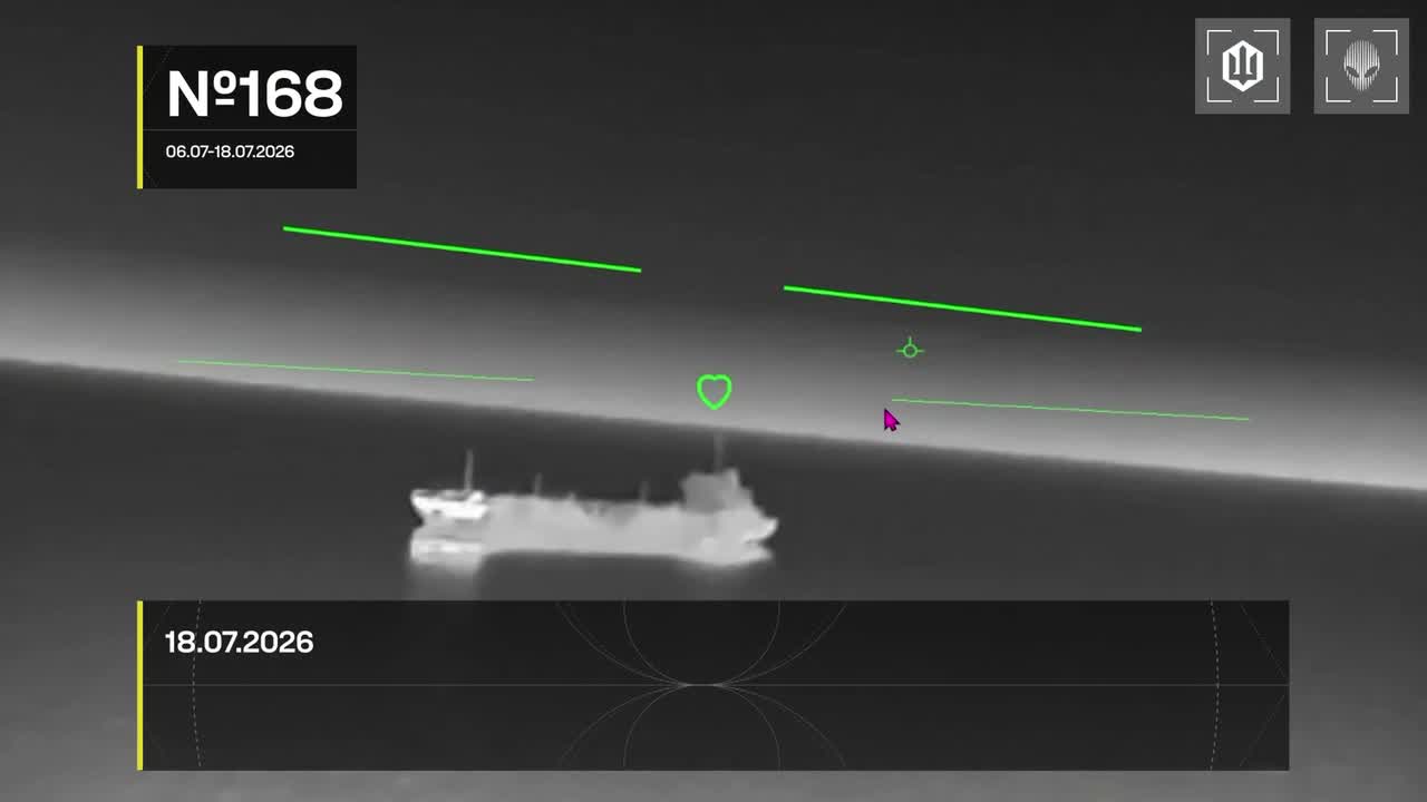 Ukrainian drones have targeted another 13 Russian vessels in the Black and Azov seas overnight