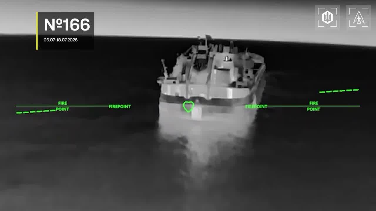 Ukrainian drones have targeted another 13 Russian vessels in the Black and Azov seas overnight