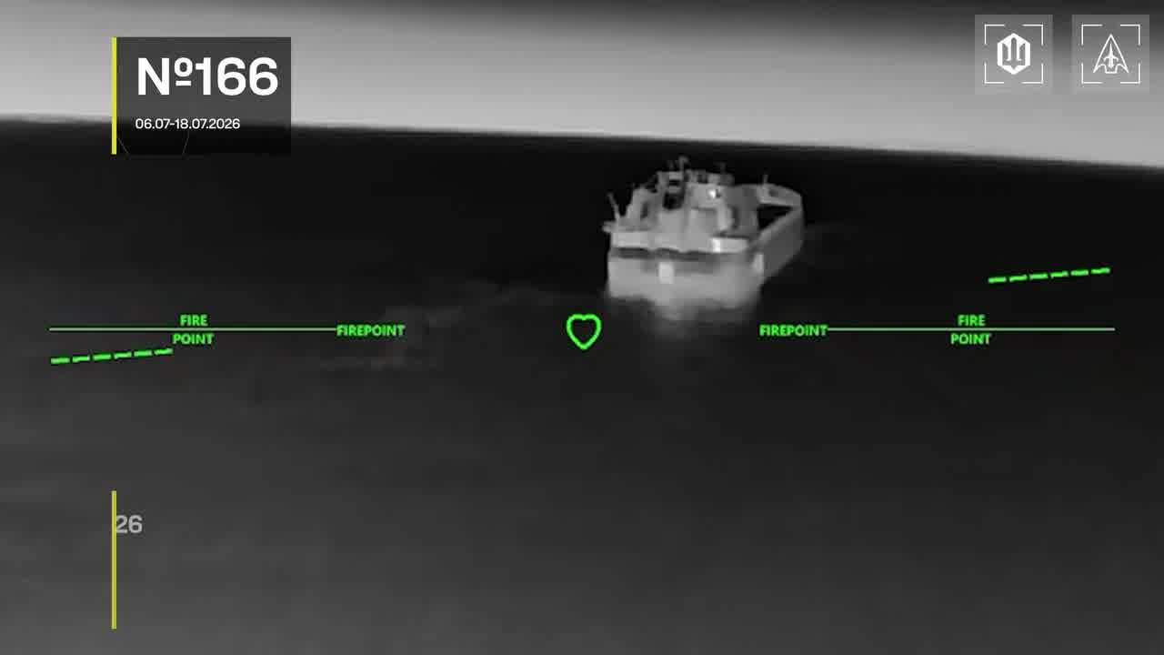 Ukrainian drones have targeted another 13 Russian vessels in the Black and Azov seas overnight