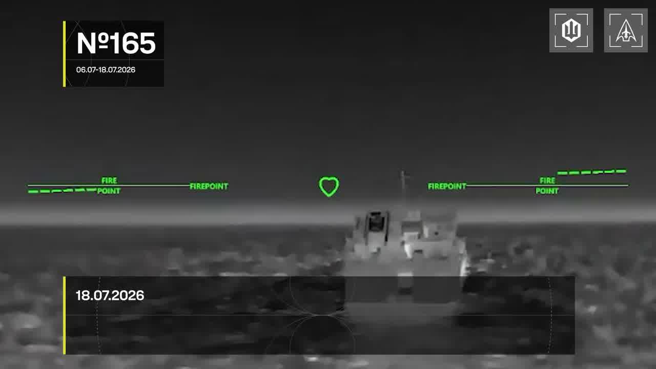 Ukrainian drones have targeted another 13 Russian vessels in the Black and Azov seas overnight