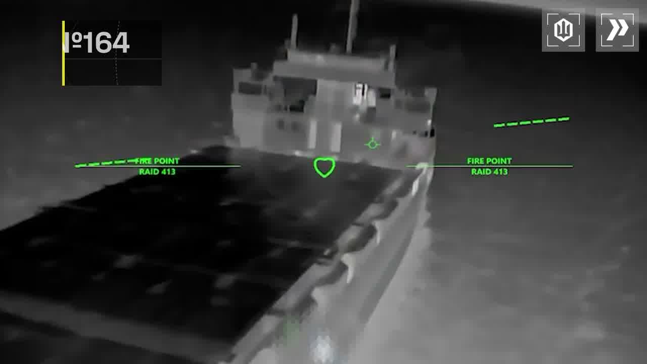 Ukrainian drones have targeted another 13 Russian vessels in the Black and Azov seas overnight