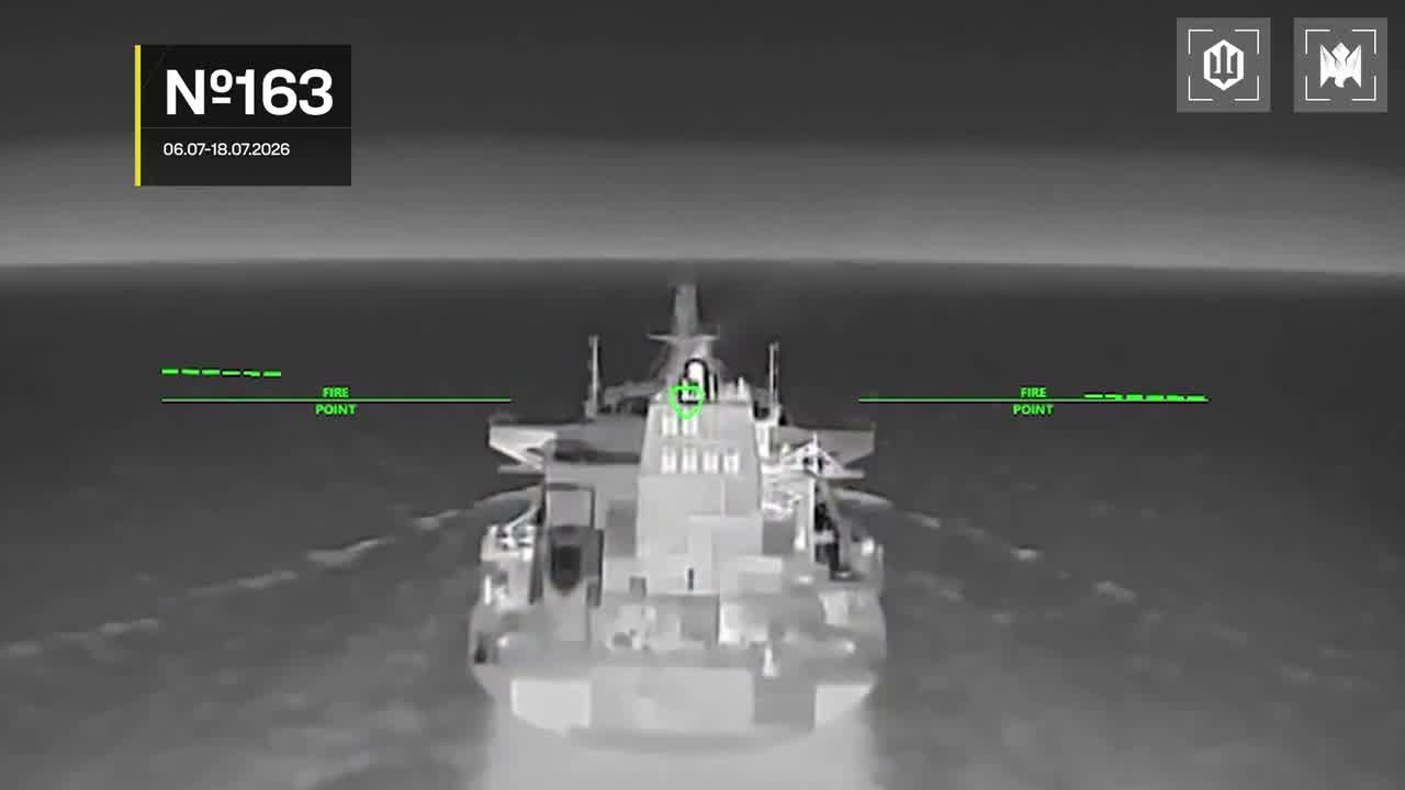 Ukrainian drones have targeted another 13 Russian vessels in the Black and Azov seas overnight