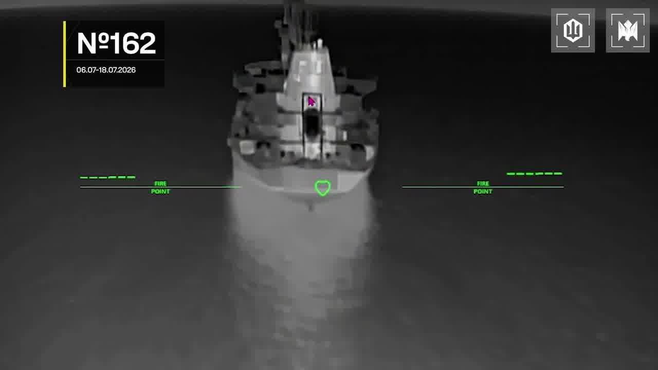 Ukrainian drones have targeted another 13 Russian vessels in the Black and Azov seas overnight