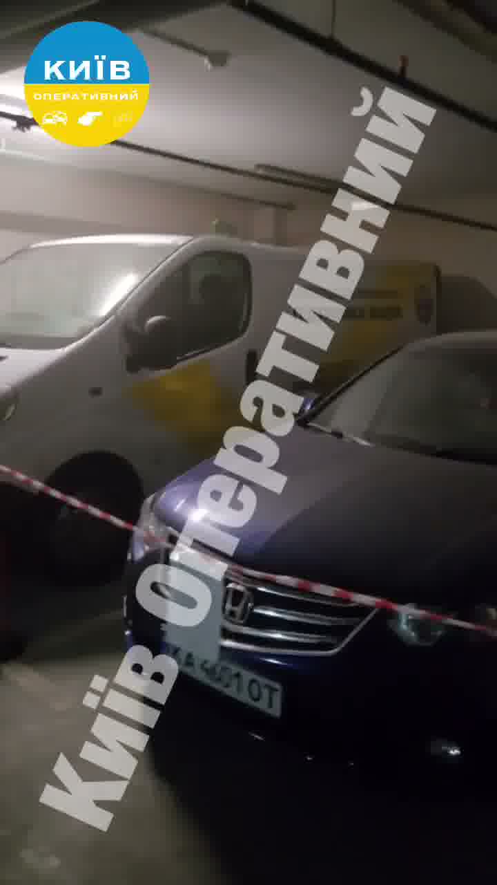 People trapped in a rubble as result of Russian missile strike against residential house in Kyiv