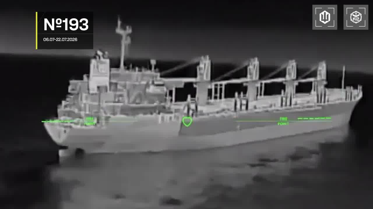 Ukrainian drones have targeted 13 Russian vessels in Azov and Black seas during past 48 hours