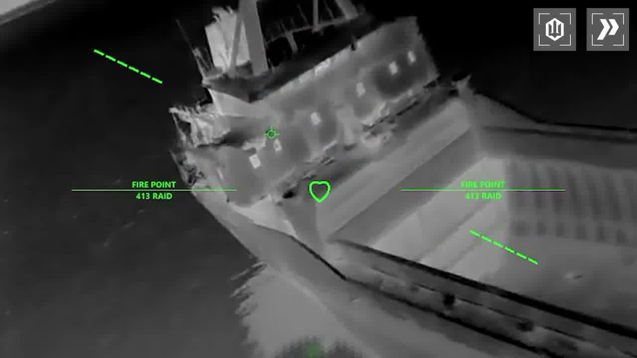 Ukrainian drones have targeted 13 Russian vessels in Azov and Black seas during past 48 hours