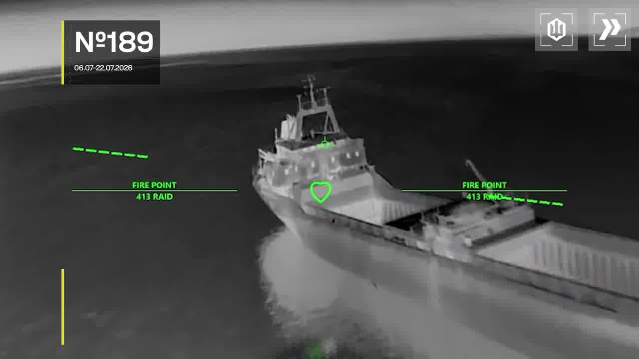 Ukrainian drones have targeted 13 Russian vessels in Azov and Black seas during past 48 hours