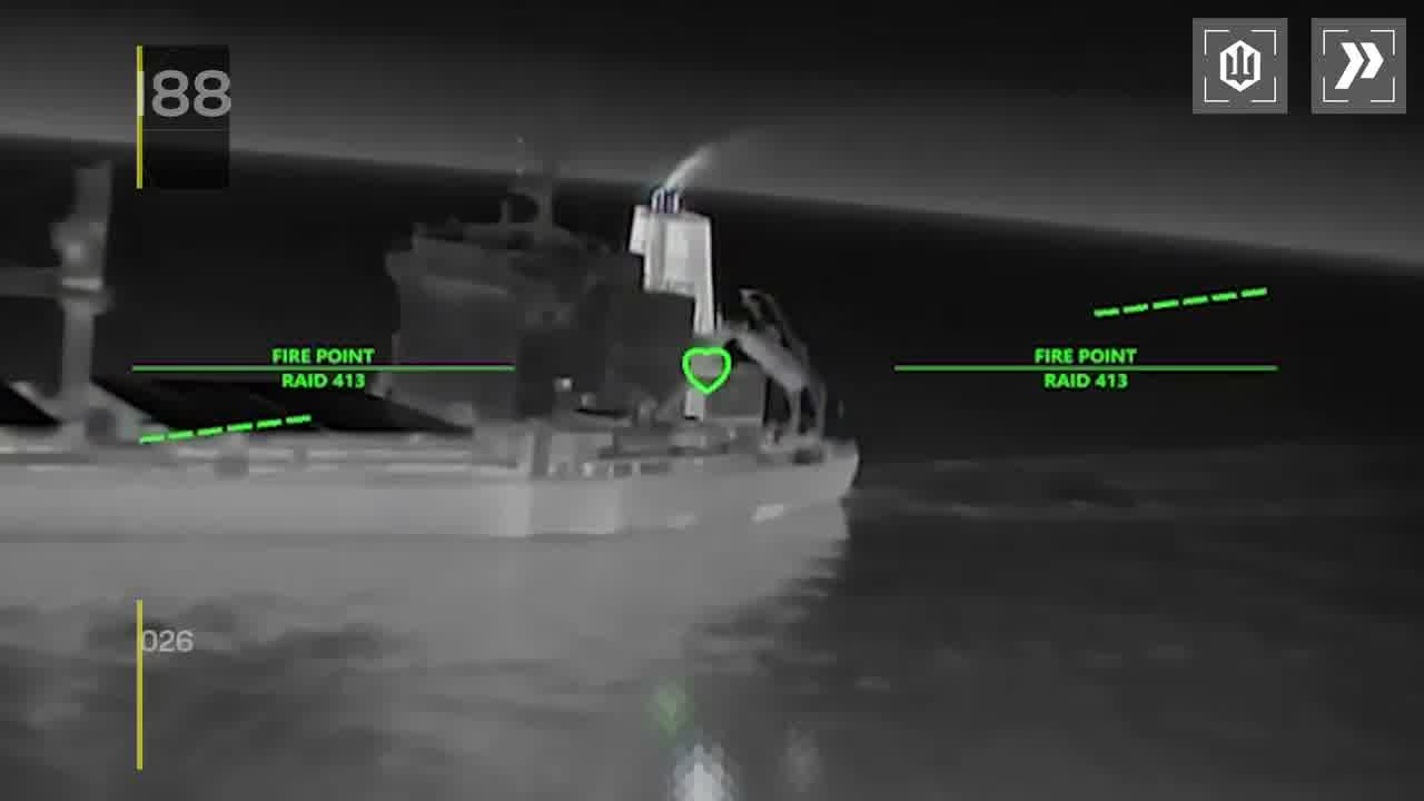 Ukrainian drones have targeted 13 Russian vessels in Azov and Black seas during past 48 hours