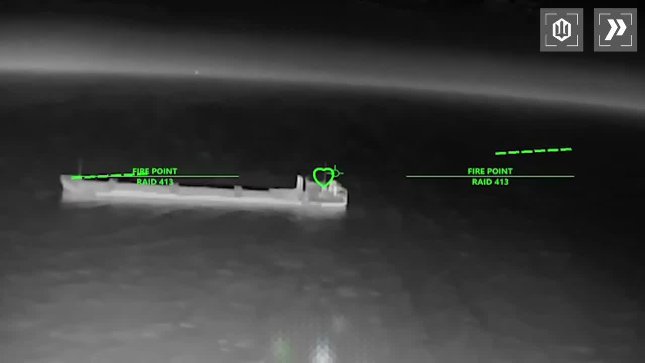 Ukrainian drones have targeted 13 Russian vessels in Azov and Black seas during past 48 hours