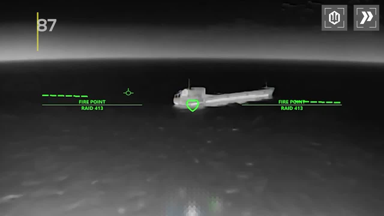 Ukrainian drones have targeted 13 Russian vessels in Azov and Black seas during past 48 hours