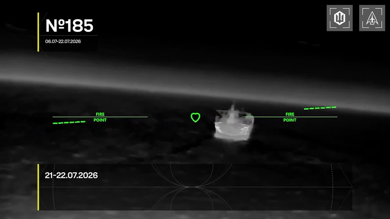 Ukrainian drones have targeted 13 Russian vessels in Azov and Black seas during past 48 hours
