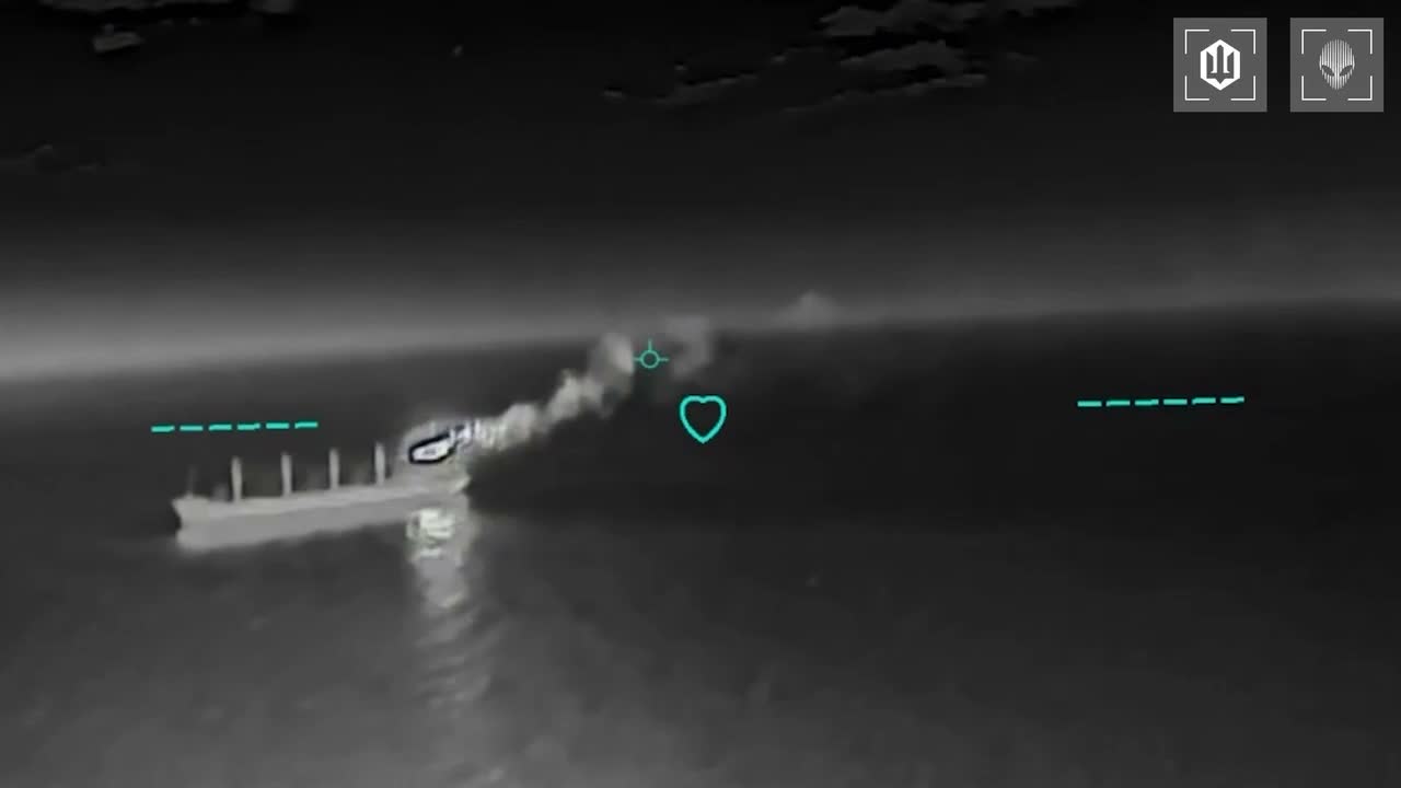 Ukrainian drones have targeted 13 Russian vessels in Azov and Black seas during past 48 hours