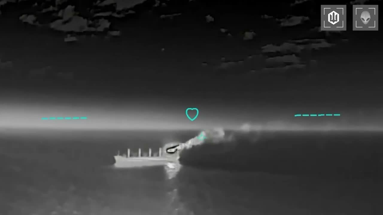 Ukrainian drones have targeted 13 Russian vessels in Azov and Black seas during past 48 hours