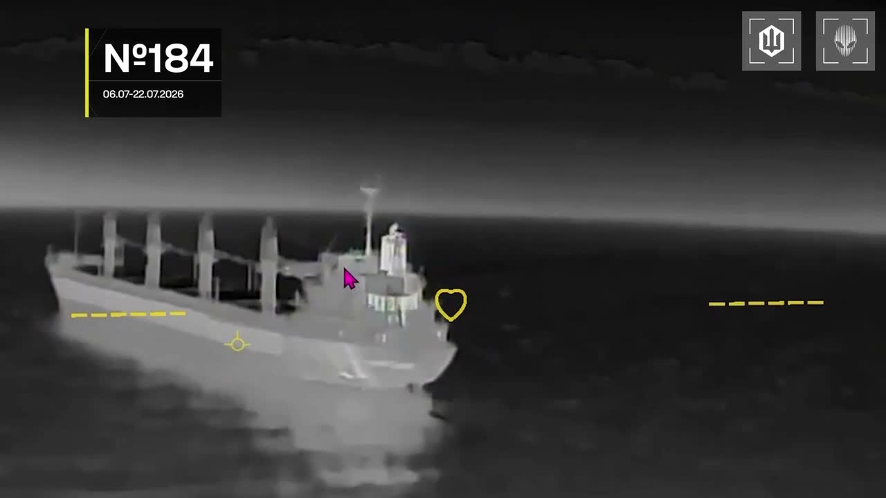 Ukrainian drones have targeted 13 Russian vessels in Azov and Black seas during past 48 hours