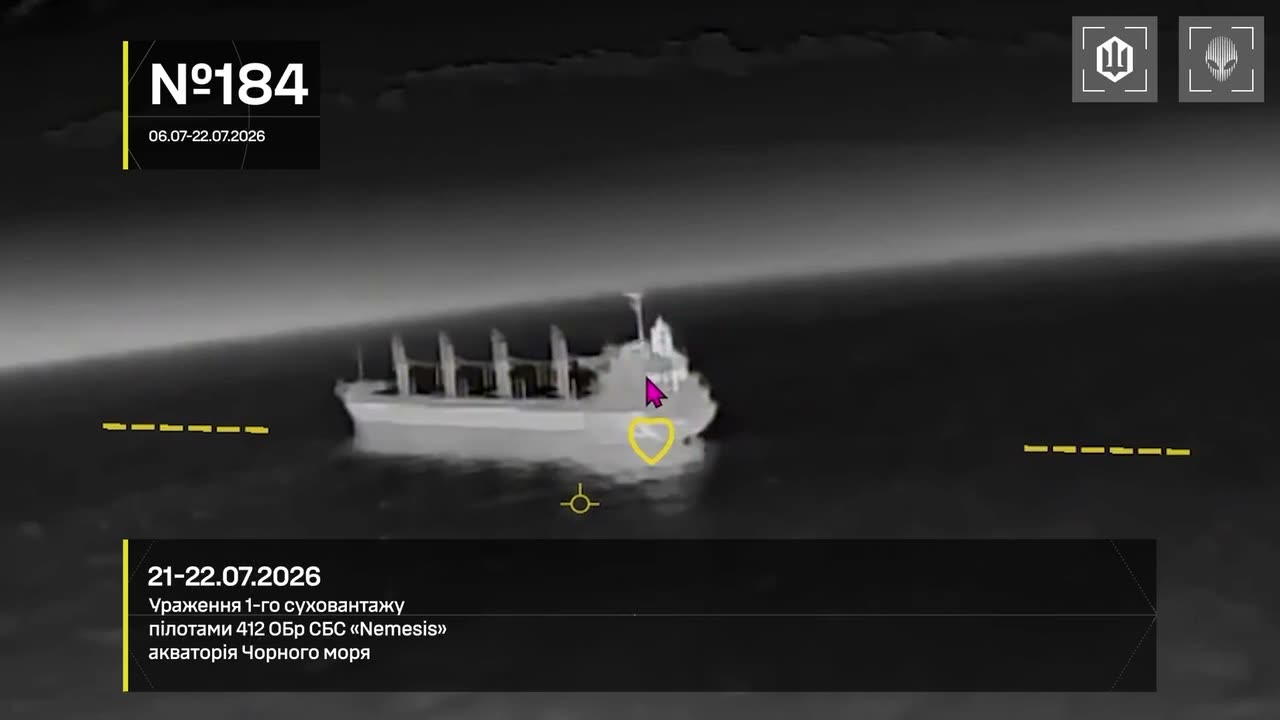 Ukrainian drones have targeted 13 Russian vessels in Azov and Black seas during past 48 hours