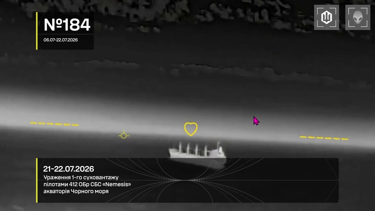 Ukrainian drones have targeted 13 Russian vessels in Azov and Black seas during past 48 hours