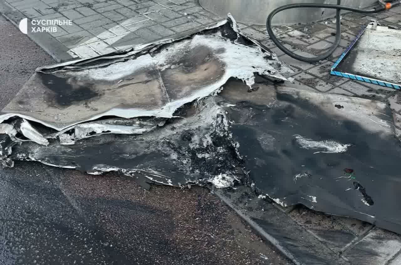 5 people wounded as result of drone strike at the fuel station in Nemyshlyanskyi district of Kharkiv
