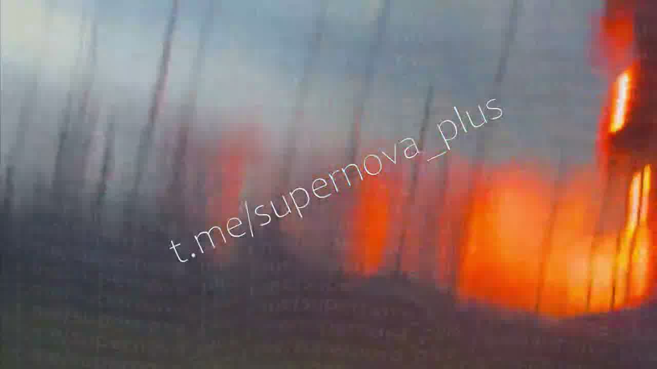 Oil depot was attacked near Novospasskoye of Ulyanovsk region