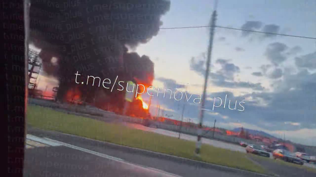 Oil depot was attacked near Novospasskoye of Ulyanovsk region