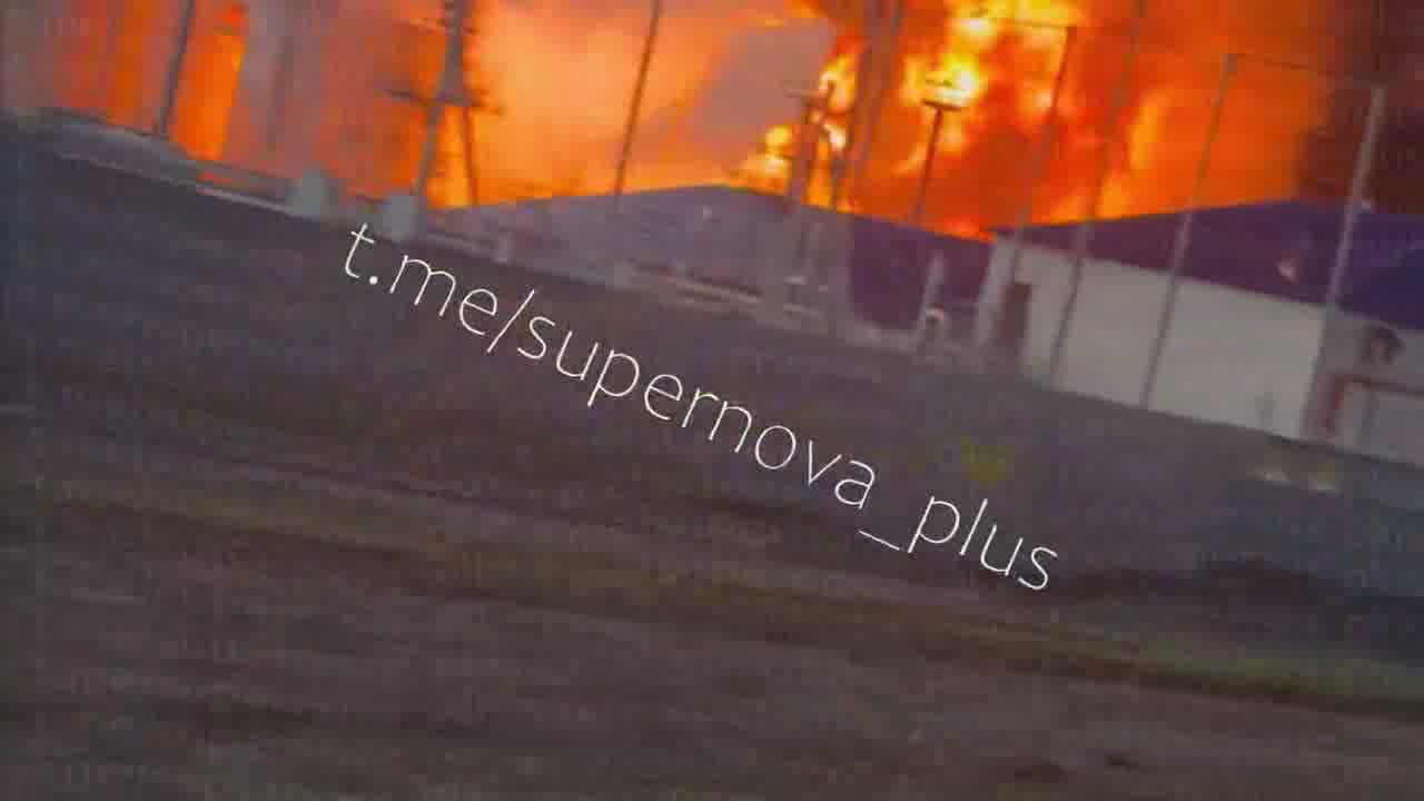 Oil depot was attacked near Novospasskoye of Ulyanovsk region