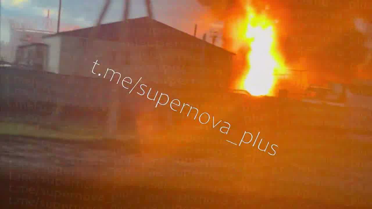 Oil depot was attacked near Novospasskoye of Ulyanovsk region