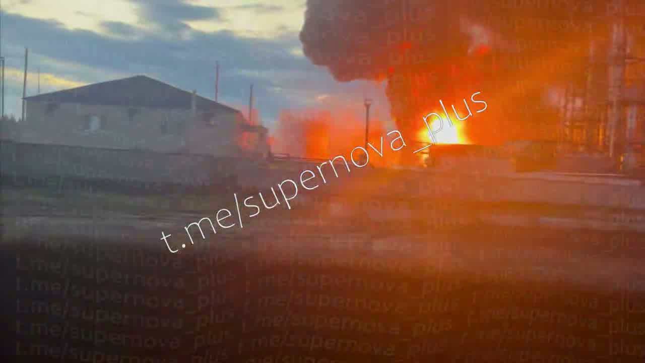 Oil depot was attacked near Novospasskoye of Ulyanovsk region