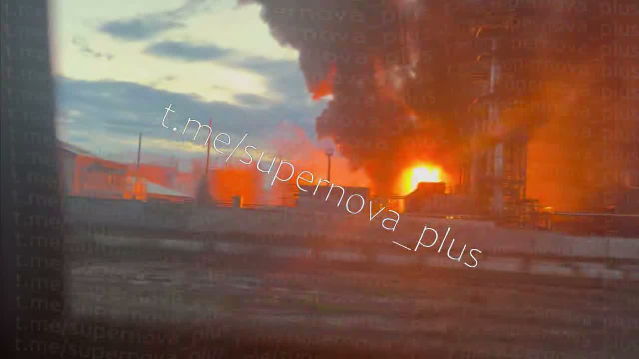 Oil depot was attacked near Novospasskoye of Ulyanovsk region
