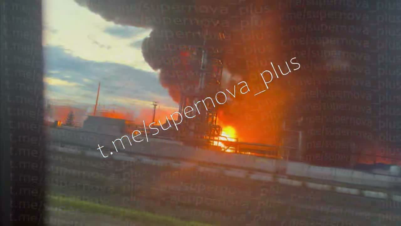 Oil depot was attacked near Novospasskoye of Ulyanovsk region