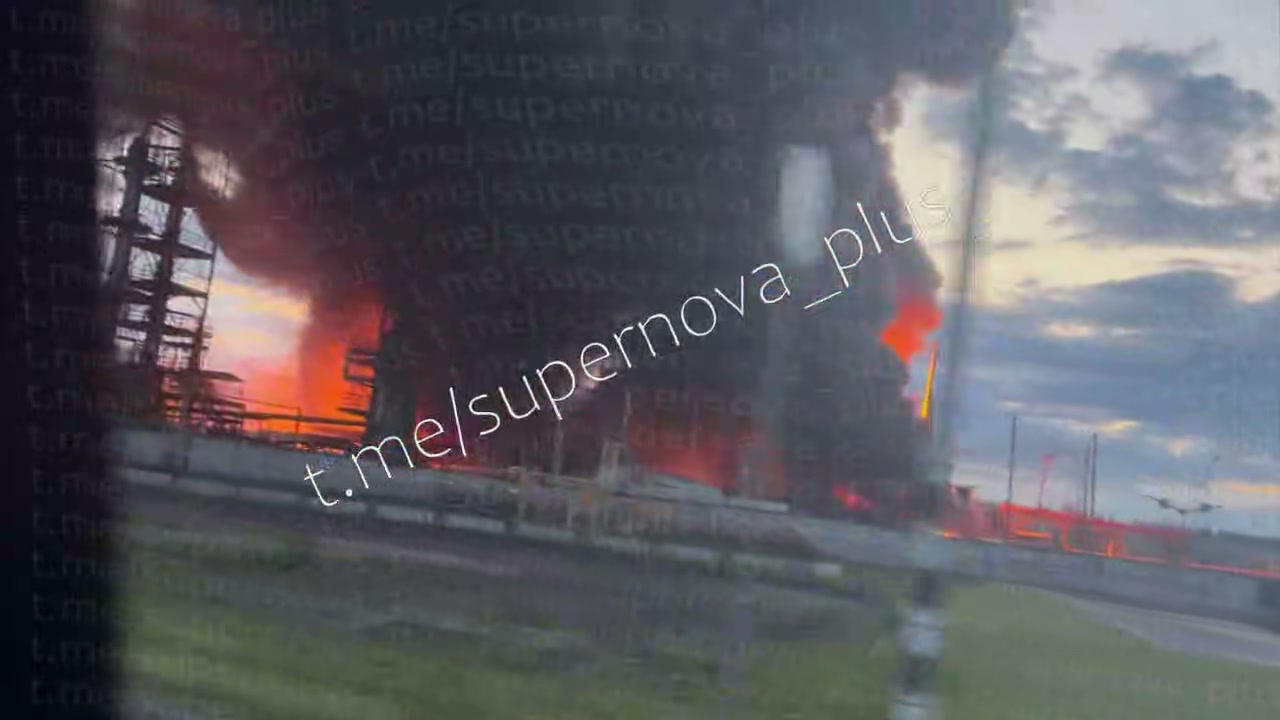 Oil depot was attacked near Novospasskoye of Ulyanovsk region