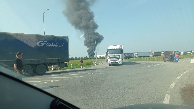 Drones hit parking lot at the Wildberries sorting center in Yekaterinburg